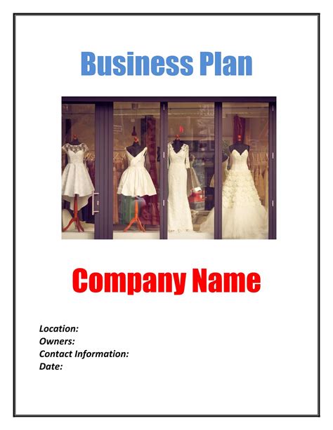 Specialty Clothing Retail Business Plan